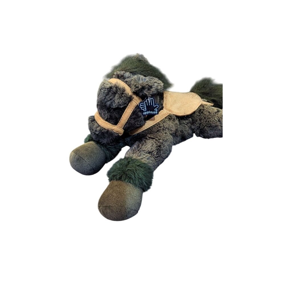 Applause Plush Horse 19" Brown Stuffed‎ Animal Funny Mane & Ears 2019 Toy